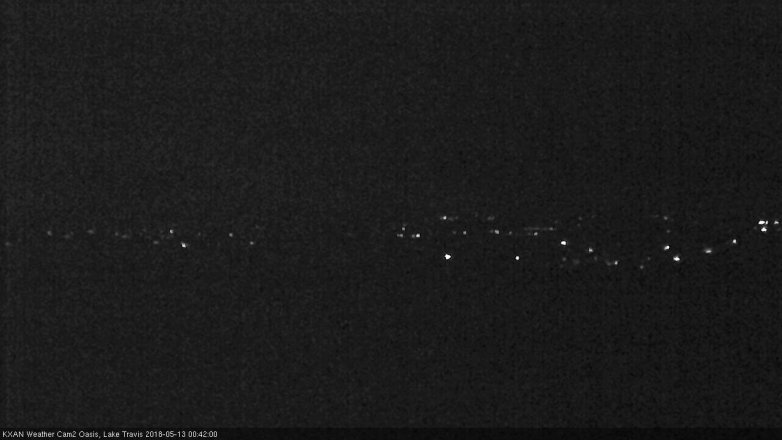Lake Travis webcam, May 12, 2018 11:45 PM CT