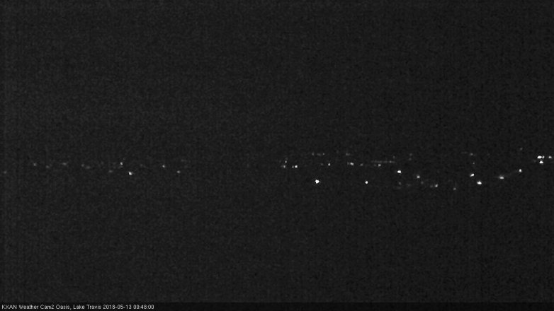 Lake Travis webcam, May 12, 2018 11:50 PM CT