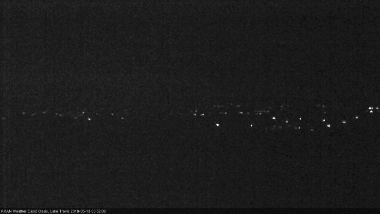 Lake Travis webcam, May 12, 2018 11:55 PM CT