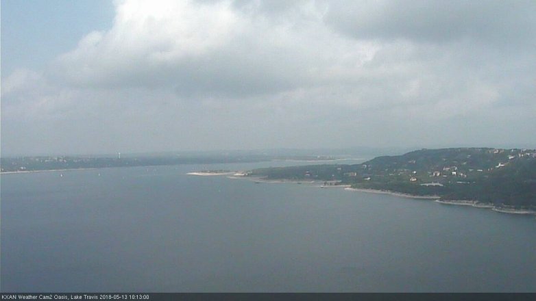 Lake Travis webcam, May 13, 2018 9:15 AM CT