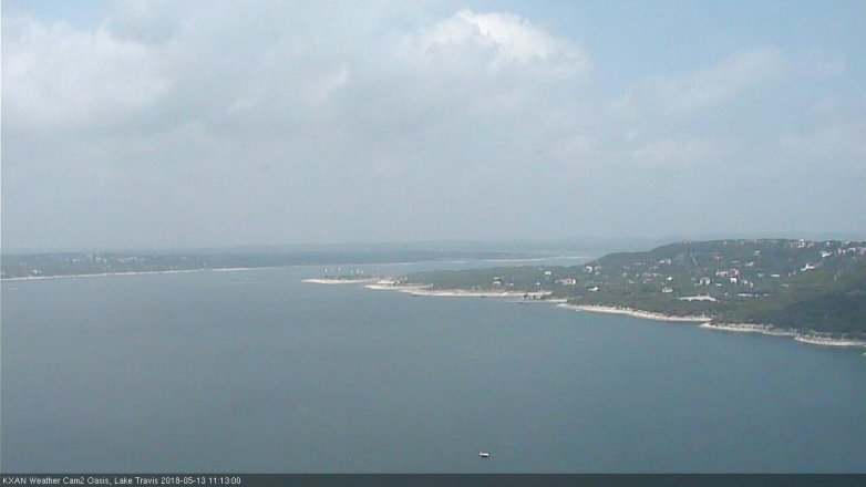Lake Travis webcam, May 13, 2018 10:15 AM CT