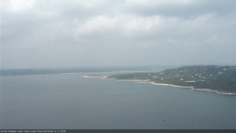 Lake Travis webcam, May 13, 2018 10:20 AM CT