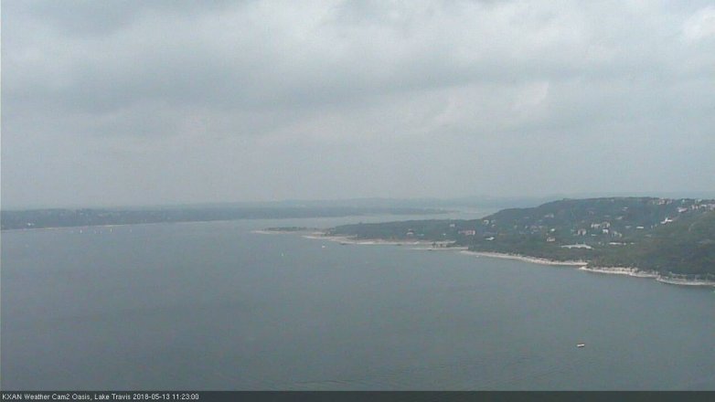 Lake Travis webcam, May 13, 2018 10:25 AM CT