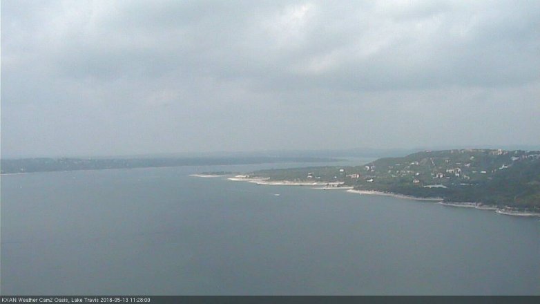 Lake Travis webcam, May 13, 2018 10:30 AM CT