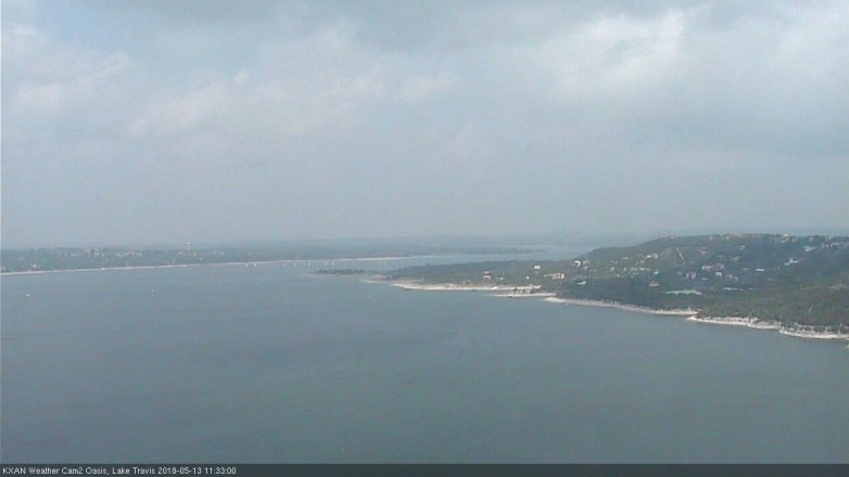 Lake Travis webcam, May 13, 2018 10:35 AM CT