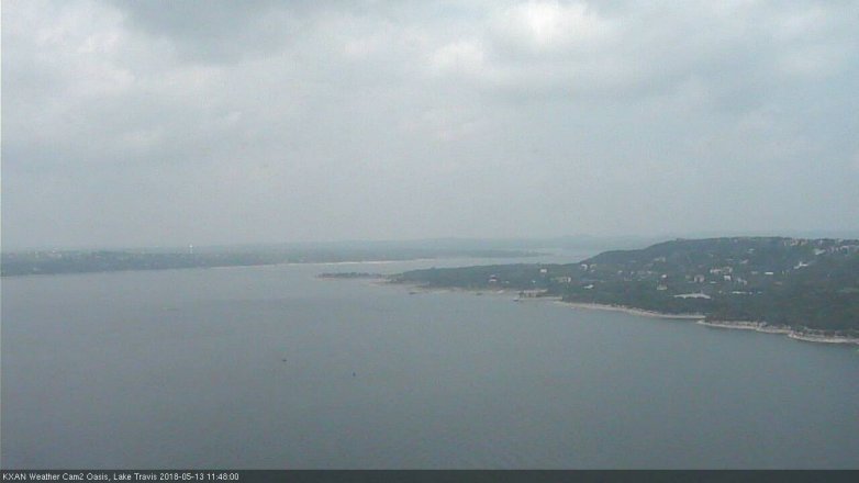 Lake Travis webcam, May 13, 2018 10:50 AM CT