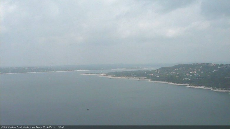 Lake Travis webcam, May 13, 2018 10:55 AM CT
