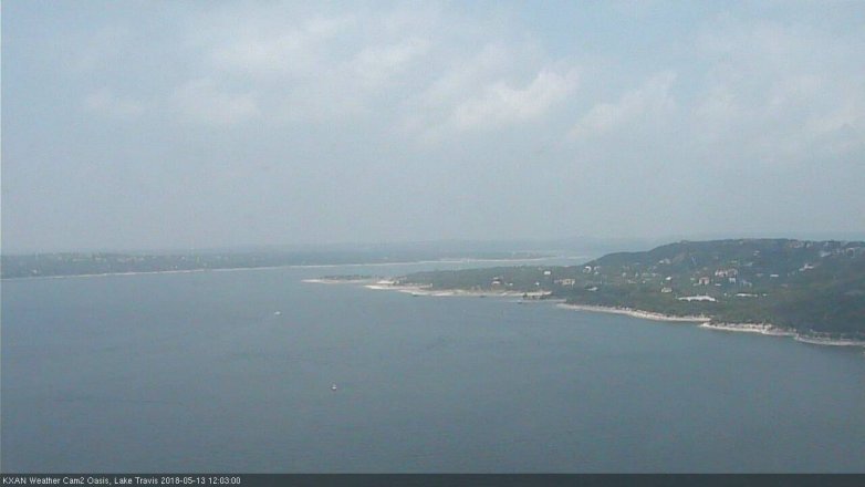 Lake Travis webcam, May 13, 2018 11:05 AM CT