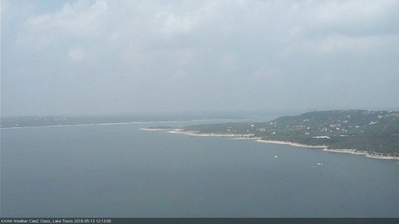 Lake Travis webcam, May 13, 2018 11:15 AM CT