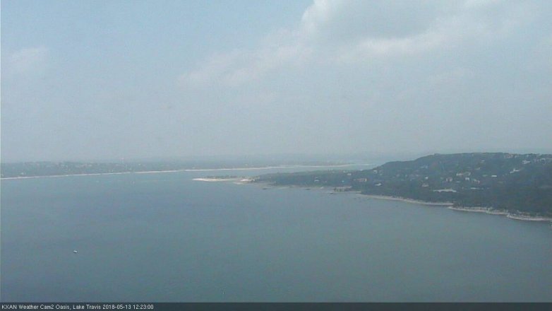 Lake Travis webcam, May 13, 2018 11:25 AM CT