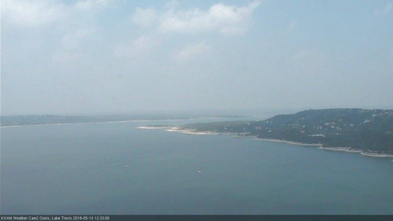 Lake Travis webcam, May 13, 2018 11:35 AM CT