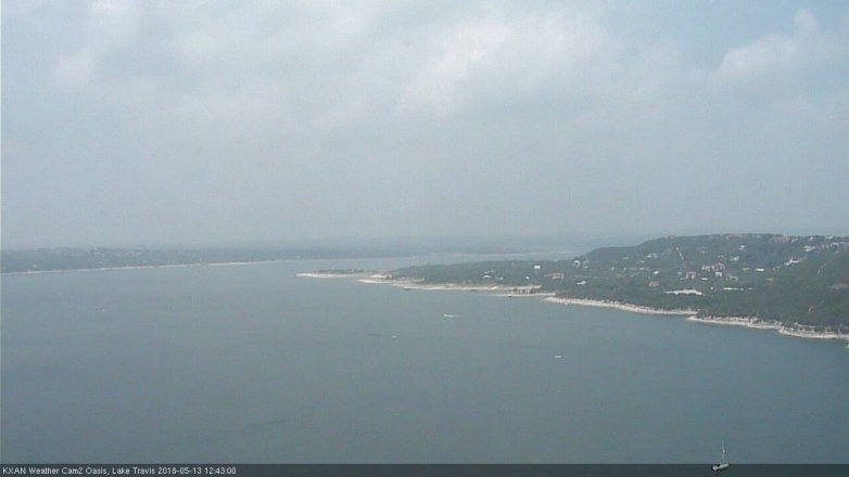 Lake Travis webcam, May 13, 2018 11:45 AM CT