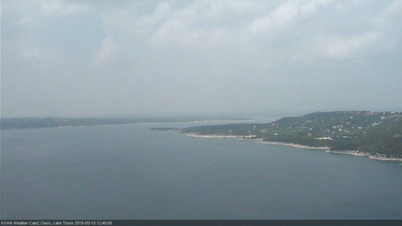 Lake Travis webcam, May 13, 2018 11:50 AM CT