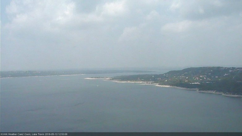 Lake Travis webcam, May 13, 2018 11:55 AM CT