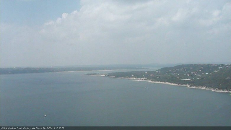 Lake Travis webcam, May 13, 2018 12:10 PM CT