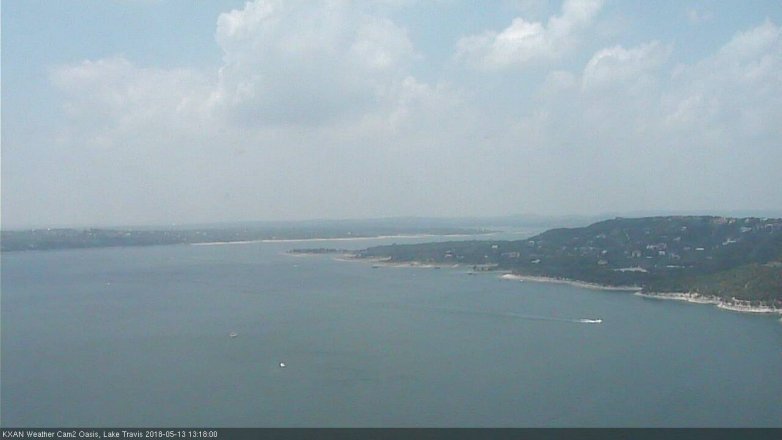 Lake Travis webcam, May 13, 2018 12:20 PM CT