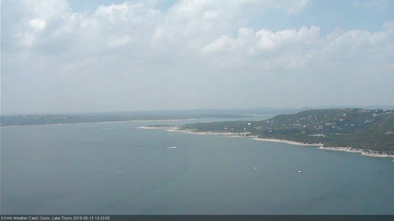 Lake Travis webcam, May 13, 2018 12:35 PM CT