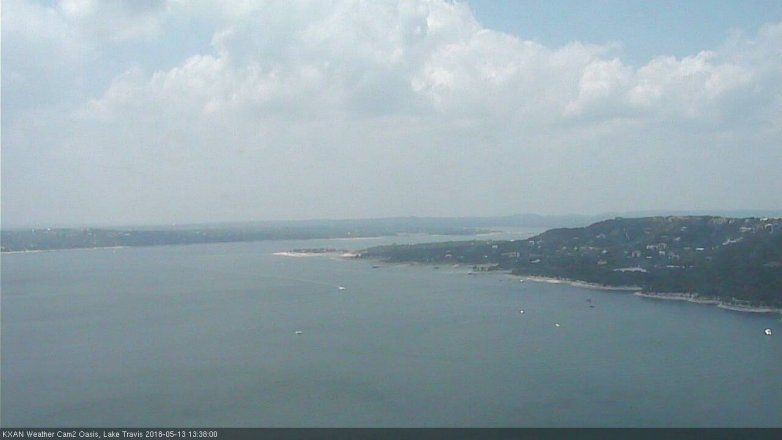 Lake Travis webcam, May 13, 2018 12:40 PM CT