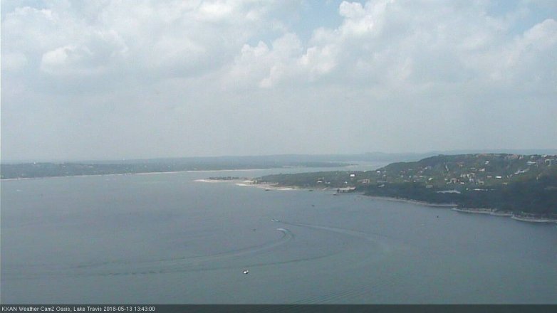 Lake Travis webcam, May 13, 2018 12:45 PM CT