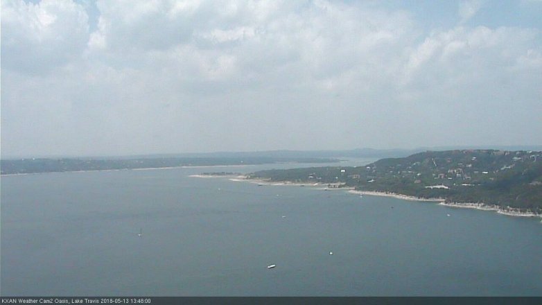 Lake Travis webcam, May 13, 2018 12:50 PM CT