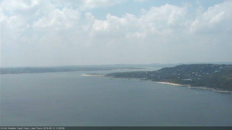 Lake Travis webcam, May 13, 2018 1:00 PM CT