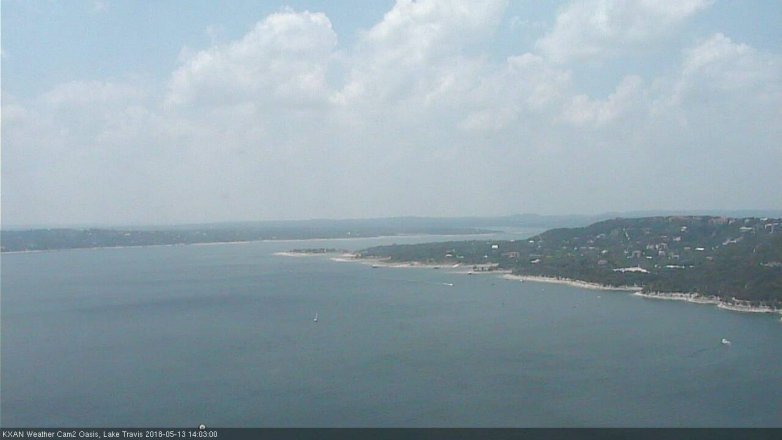 Lake Travis webcam, May 13, 2018 1:05 PM CT