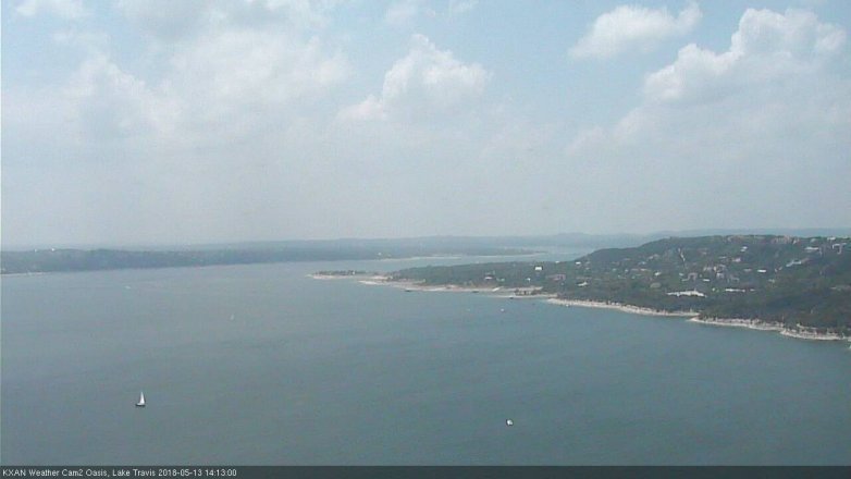 Lake Travis webcam, May 13, 2018 1:15 PM CT