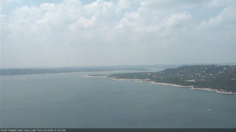 Lake Travis webcam, May 13, 2018 1:25 PM CT
