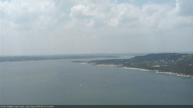 Lake Travis webcam, May 13, 2018 1:30 PM CT