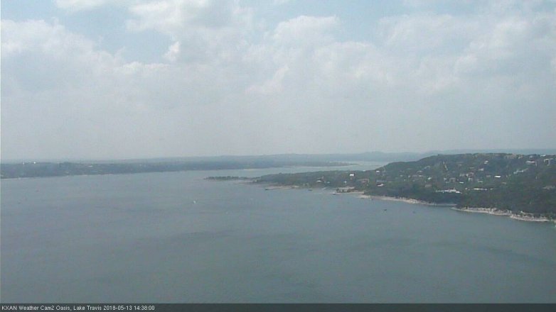 Lake Travis webcam, May 13, 2018 1:40 PM CT