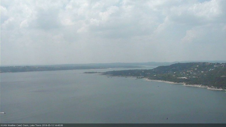 Lake Travis webcam, May 13, 2018 1:50 PM CT