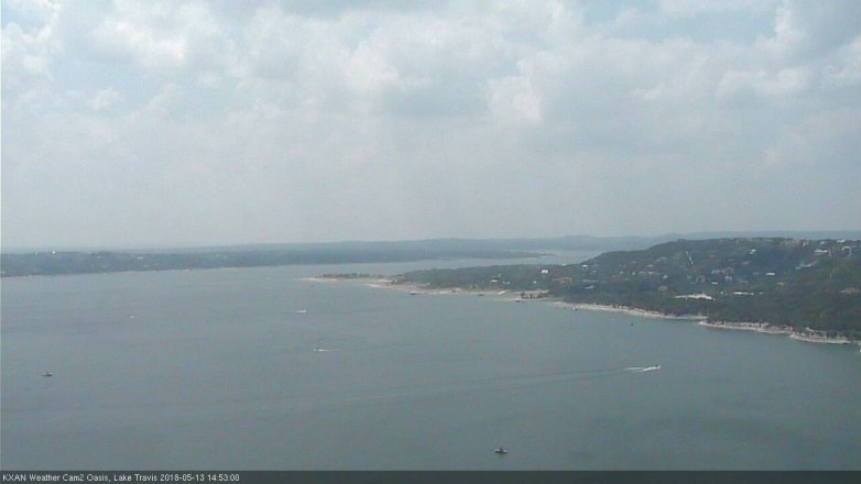 Lake Travis webcam, May 13, 2018 1:55 PM CT