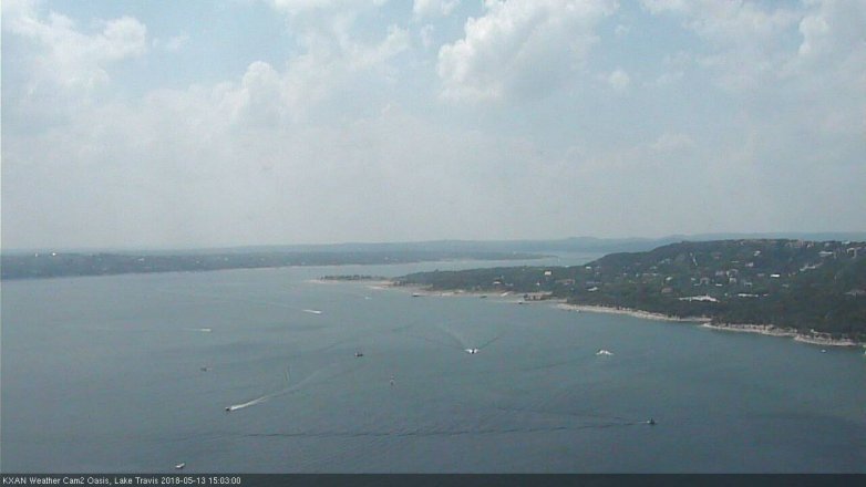 Lake Travis webcam, May 13, 2018 2:05 PM CT