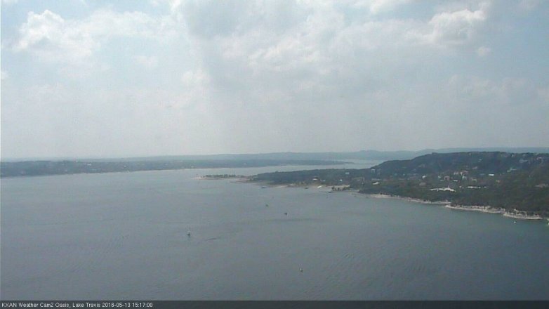 Lake Travis webcam, May 13, 2018 2:20 PM CT