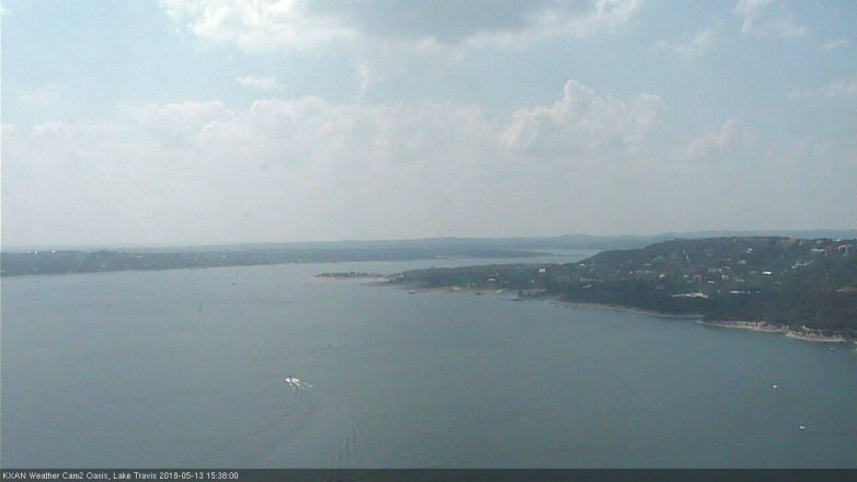 Lake Travis webcam, May 13, 2018 2:40 PM CT