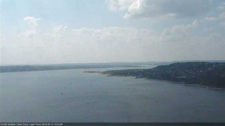 Lake Travis webcam, May 13, 2018 2:45 PM CT
