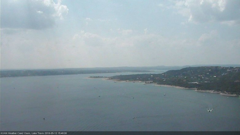 Lake Travis webcam, May 13, 2018 2:50 PM CT