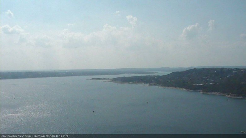 Lake Travis webcam, May 13, 2018 3:40 PM CT