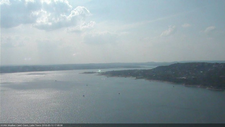 Lake Travis webcam, May 13, 2018 4:10 PM CT
