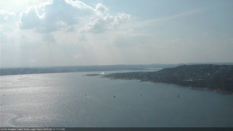Lake Travis webcam, May 13, 2018 4:15 PM CT