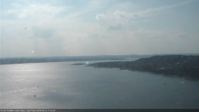 Lake Travis webcam, May 13, 2018 4:25 PM CT