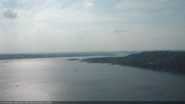 Lake Travis webcam, May 13, 2018 4:35 PM CT