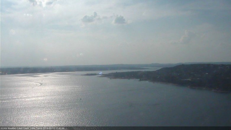 Lake Travis webcam, May 13, 2018 4:45 PM CT