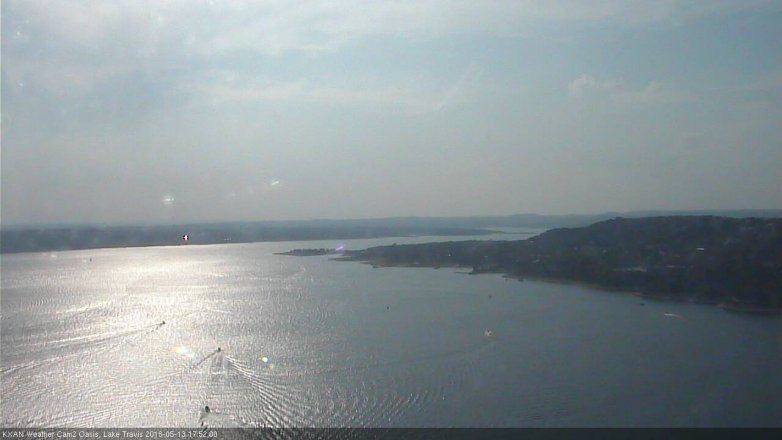 Lake Travis webcam, May 13, 2018 4:55 PM CT