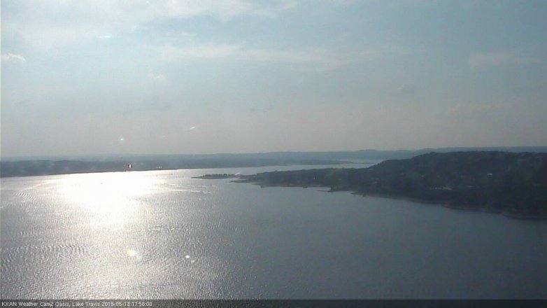 Lake Travis webcam, May 13, 2018 5:00 PM CT