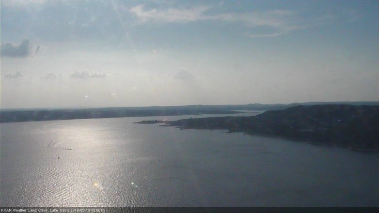 Lake Travis webcam, May 13, 2018 5:10 PM CT