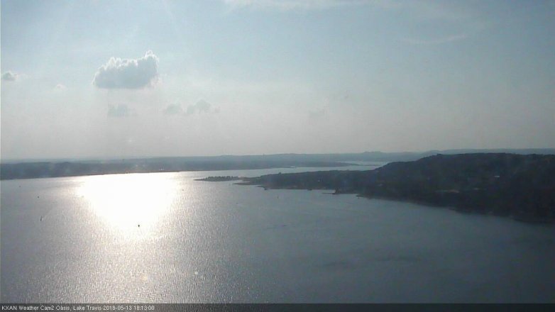 Lake Travis webcam, May 13, 2018 5:15 PM CT
