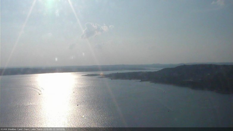 Lake Travis webcam, May 13, 2018 5:20 PM CT