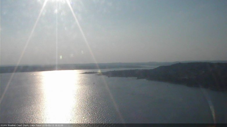 Lake Travis webcam, May 13, 2018 5:35 PM CT