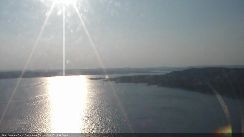Lake Travis webcam, May 13, 2018 5:40 PM CT